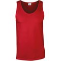 Camiseta sin mangas hombre Rojo M