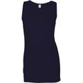 Camiseta sin mangas mujer algodón Navy XL