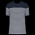 Camiseta marinera de algodón para hombre Navy / White Stripes XL