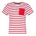 Camiseta marinero para niños Rojo 6/8 ans