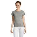 Camiseta Mujer 150g Algodón Gris L