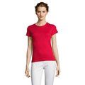 Camiseta Mujer 150g Algodón Rojo M