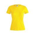 Camiseta Mujer Algodón 150g/m2 Amarillo M