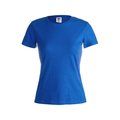 Camiseta Mujer Algodón 150g/m2 Azul XXL