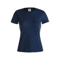 Camiseta Mujer Algodón 150g/m2 Marino M