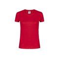 Camiseta Mujer Algodón 180g/m2 Roj L