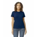 Camiseta mujer algodón sin costuras Azul L