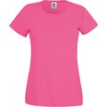 Camiseta mujer algodón cuello redondo entallada Rosa M