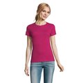 Camiseta Mujer Algodón Semi-Peinado Fucsia L