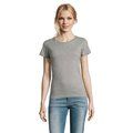 Camiseta Mujer Algodón Semi-Peinado Gris XXL