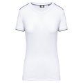 Camiseta mujer antibolitas White / Navy S