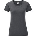 Camiseta mujer atemporal Dark Heather Grey M