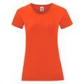 Camiseta mujer atemporal Naranja L