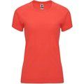 Camiseta Mujer Control Dry Entallada CORAL FLUOR XL