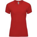 Camiseta Mujer Control Dry Entallada Rojo XL