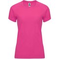 Camiseta Mujer Control Dry Entallada ROSA FLUOR XL