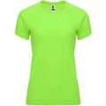 Camiseta Mujer Control Dry Entallada Verde Fluor 2XL