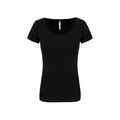 Camiseta mujer entallada Black M