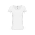 Camiseta mujer entallada Blanco M