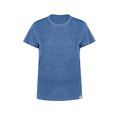 Camiseta Mujer Jaspeada Algodón Reciclado Azul XXL