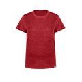 Camiseta Mujer Jaspeada Algodón Reciclado Roj L