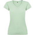 Camiseta de mujer manga corta entallada VERDE MIST S