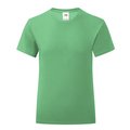 Camiseta Niña 100% Algodón Verde 12-13