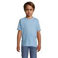 Camiseta Niño 150g Manga Corta Azul Claro XXL