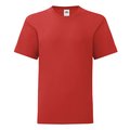 Camiseta Niño Algodón Tacto Suave Rojo 12-13