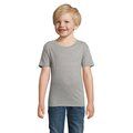 Camiseta Niños 175g Algodón Ajustada Gris M