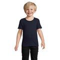 Camiseta Niños Ajustada 150g Algodón Azul Marino L