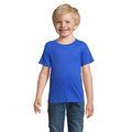 Camiseta Niños Ajustada 150g Algodón Azul Royal 4XL