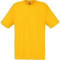 Camiseta niños algodón cuello redondo Amarillo 3/4 ans