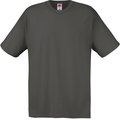 Camiseta niños algodón cuello redondo Gris 5/6 ans