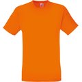 Camiseta niños algodón cuello redondo Naranja 14/15 ans