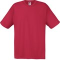 Camiseta niños algodón cuello redondo Rojo 3/4 ans