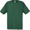 Camiseta niños algodón cuello redondo Verde 3/4 ans