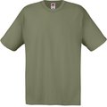 Camiseta niños algodón cuello redondo Verde 7/8 ans