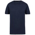 Camiseta orgánica cuello sin costuras manga corta Navy XL