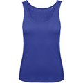 Camiseta orgánica sin mangas mujer Azul XS