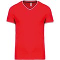 Camiseta de punto piqué de hombre Rojo S