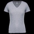 Camiseta de punto piqué mujer Oxford Grey / Navy / White XXL