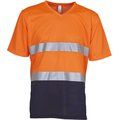 Camiseta Reflectante Alta Visibilidad Hi Vis Orange / Navy S