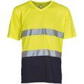 Camiseta Reflectante Alta Visibilidad Hi Vis Yellow / Navy M