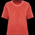 Camiseta de rizo para mujer corte oversize Paprika M