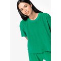 Camiseta de rizo para mujer corte oversize