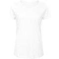 Camiseta  sencilla para mujer de algodón orgánico Chic Pure White L