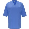 Camiseta de Servicios con Bolsillos y Escote V AZUL LAB 3XL