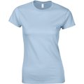 Camiseta sutil mujer algodón Azul M