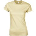 Camiseta sutil mujer algodón Beige S